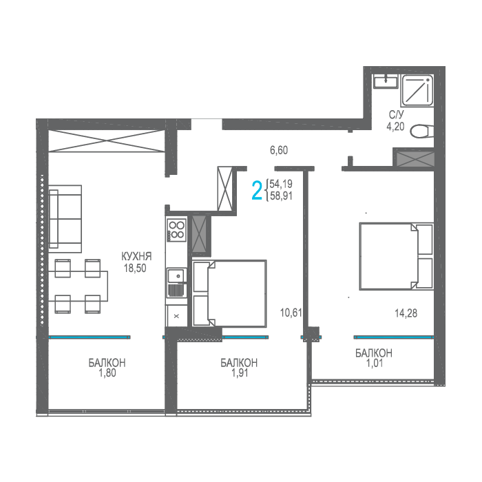 ЖК «Лучистое», Алушта | Жилой комплекс «Лучистое», Интерстрой | Квартиры у моря, Южный берег Крыма